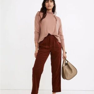 Madewell Burgundy Corduroy Trousers